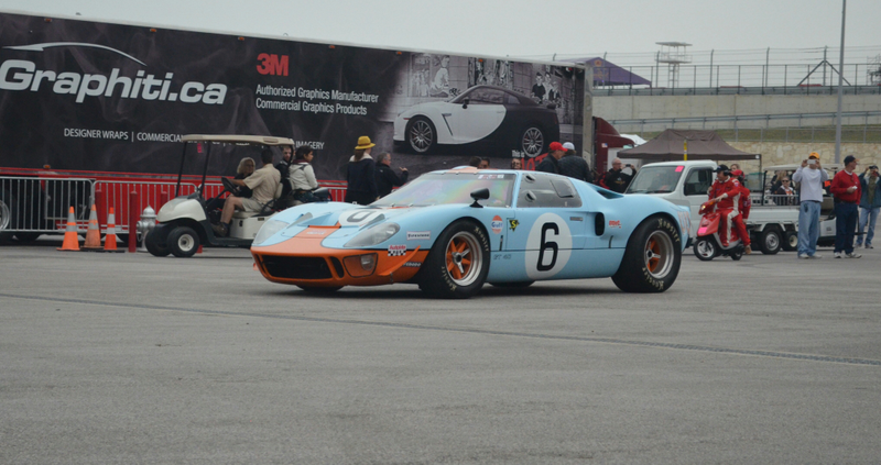 Ford GT40 Mk1 in Gulf Oil racing livery. Photo courtesy of Plasticprints